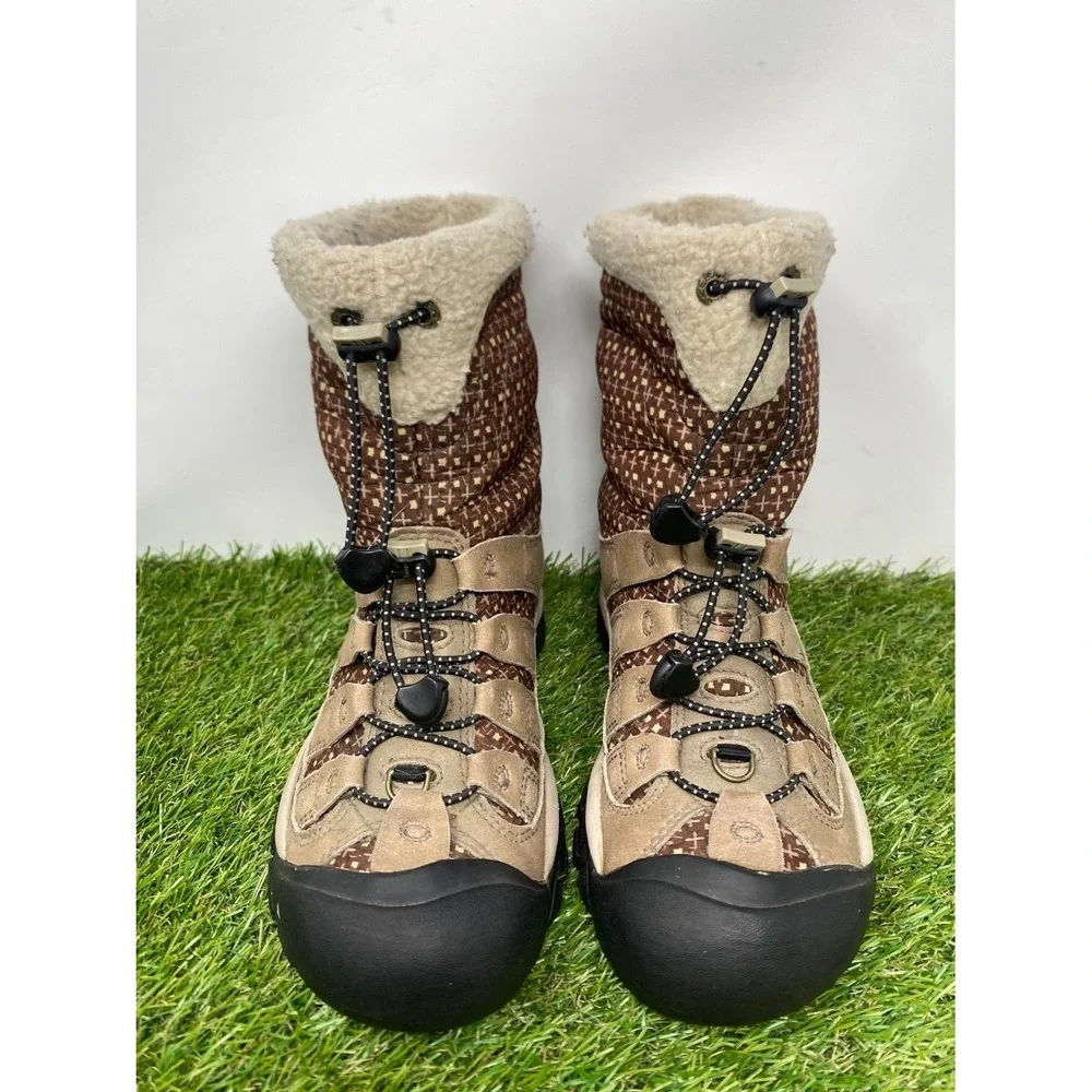Keen Boots Womens Size 6 Brown Winterport II Dry Warm Waterproof Insulated